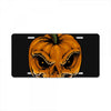 skull pumpkin License Plate