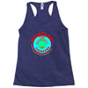 question your thinking flowy crop Racerback Tank