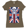 british biker Ladies Fitted T-Shirt