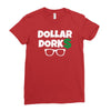 dollar dorks Ladies Fitted T-Shirt
