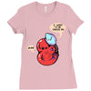 virus loves you this much Ladies Fitted T-Shirt