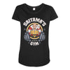 saitama's gym Maternity Scoop Neck T-shirt