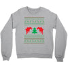 ugly sweater dinosour Crewneck Sweatshirt