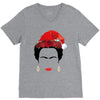 frida kahlo christmas V-Neck Tee