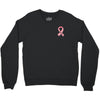 breast cancer ribbon survivor pocket Crewneck Sweatshirt