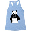 panda police Racerback Tank