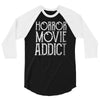 horror movie addict 3/4 Sleeve Shirt