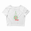 dreaming of a white christmas Crop Top