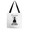 Princesses Are Born in September Yes I'm a Princess Tote Bags
