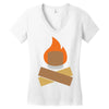 campfire tradition Women's V-Neck T-Shirt