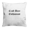 craft beer Throw Pillow