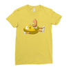 peanut inside Ladies Fitted T-Shirt