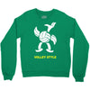 volleyball style sport funny gift present outdoor Crewneck Sweatshirt