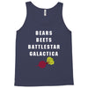 bears beets battlestar galactica Tank Top