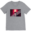 Red Girl V-Neck Tee