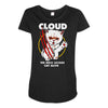 the most savage cat alive Maternity Scoop Neck T-shirt
