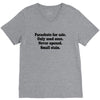 funny t shirt parachute for sale only used once never opened small sta V-Neck Tee