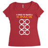 men's i used to have a 6 pack funny beer gut Women's Triblend Scoop T-shirt