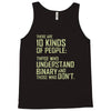 10 kinds of people binary Tank Top