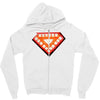 nwt iron man classic heart core glow in dark marvel Zipper Hoodie