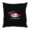 Excuse Me Is It April Yet Baby Girl Throw Pillow
