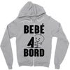 bebe a bord Zipper Hoodie