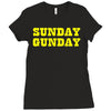 sunday gunday Ladies Fitted T-Shirt