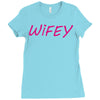 wifey Ladies Fitted T-Shirt
