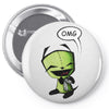 oh my gir Pin-back button