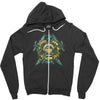 elemental water Zipper Hoodie
