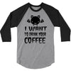 coffee drinkers 3/4 Sleeve Shirt