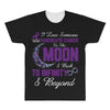 i love someone with pancreatic cancer to the moon &amp; back to infinity All Over Men's T-shirt