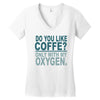 do you like coffee Women's V-Neck T-Shirt