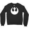 rebel alliance sticker vinyl decal star wars   car window wall decor Crewneck Sweatshirt