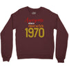 awesome since november 1970 Crewneck Sweatshirt