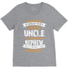 Super Cool Uncle Of A Freaking Awesome Nephew V-Neck Tee
