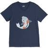 fish color V-Neck Tee