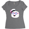 marshmallow love Women's Triblend Scoop T-shirt