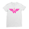 breast cancer wonder woman Ladies Fitted T-Shirt