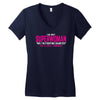 superwoman fighting diabetes Women's V-Neck T-Shirt