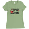chemistry is like cooking Ladies Fitted T-Shirt