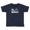 the rodfather   mens funny fishing Toddler T-shirt