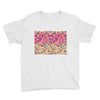 pink triangle print Youth Tee