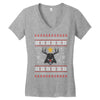 darth vader christmas ugly Women's V-Neck T-Shirt