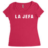 la jefa Women's Triblend Scoop T-shirt
