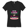 awesome glass of 2018 Women's V-Neck T-Shirt