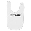 just floss border Baby Bibs