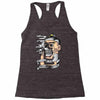 you burn yourself Racerback Tank