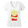 fries with that Women's V-Neck T-Shirt