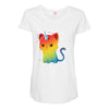 the magical kittencorn Maternity Scoop Neck T-shirt